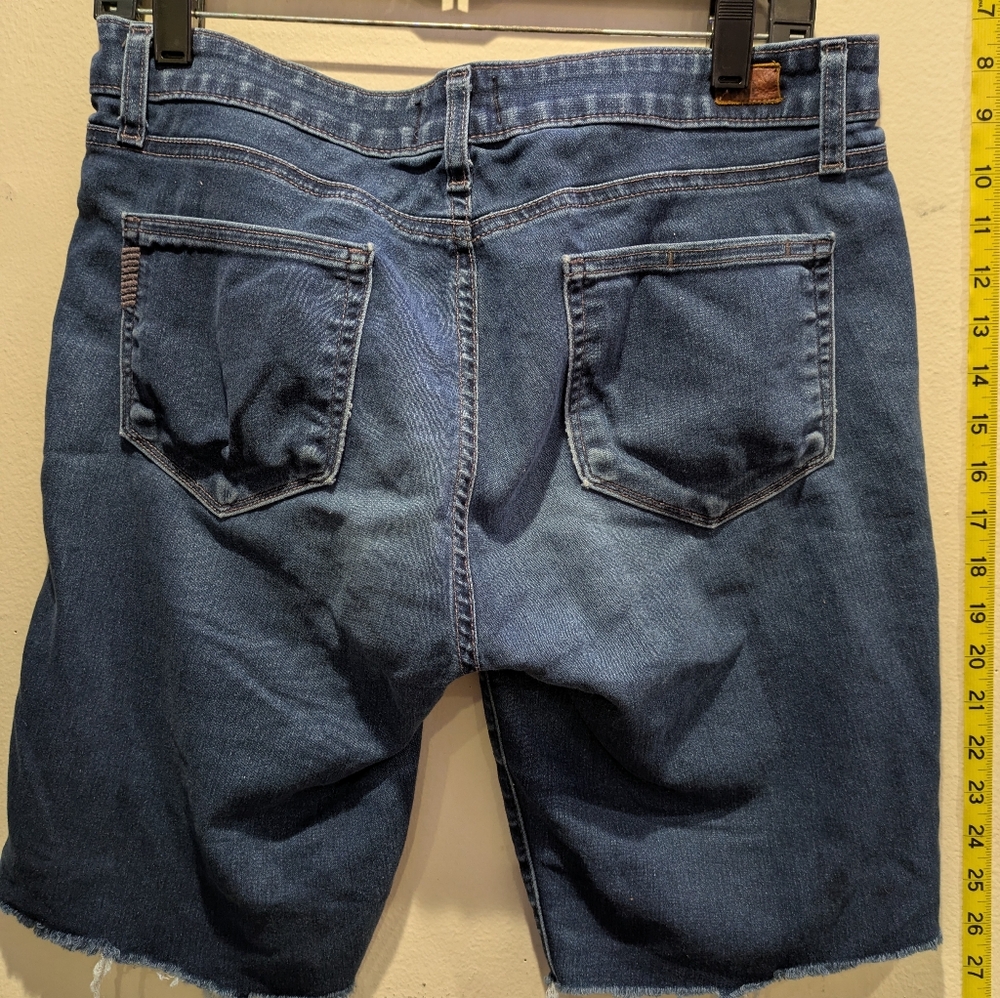 PAIGE Blue Jean Shorts Size 30 - Picture 6 of 8